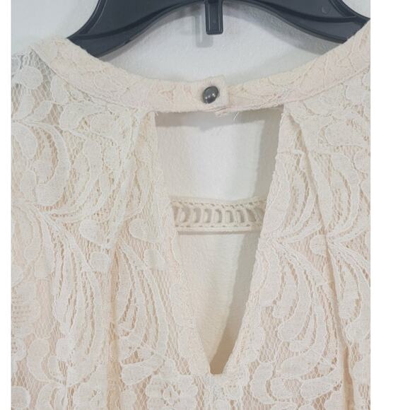 Umgee Top Womens Small Lace Sleeveless Cottagecore Boho Chic Fairy Whimsical Top - Picture 6 of 9